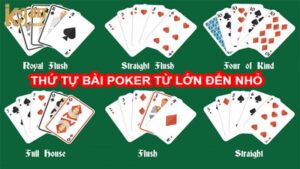 Thứ tự bài trong poker